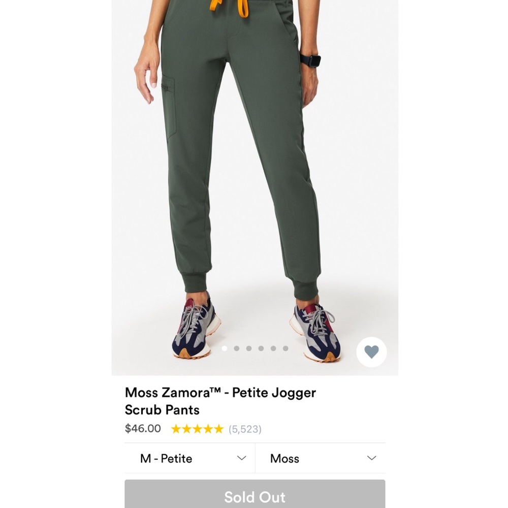 Figs Moss Joggers Petite